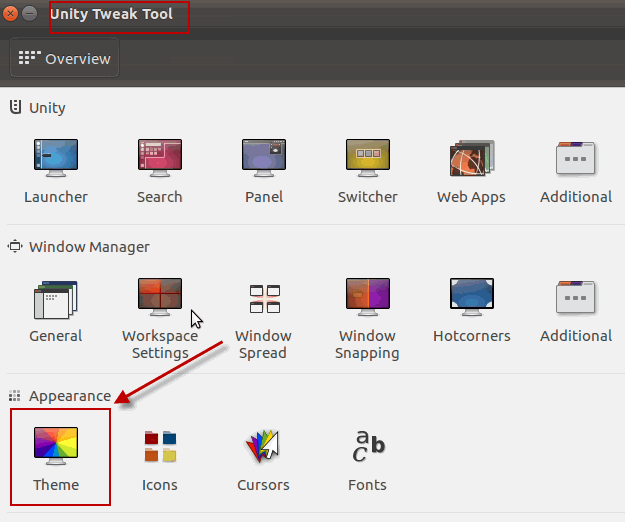 install change theme ubuntu1
