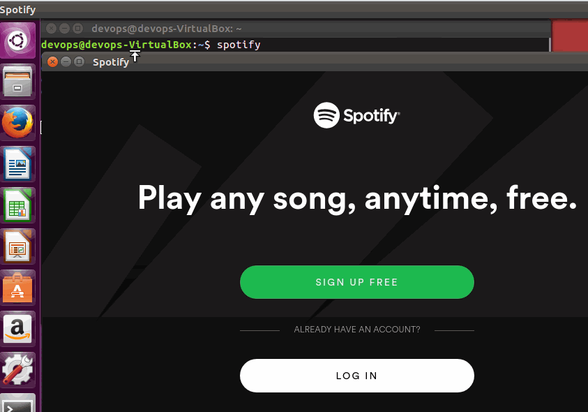 install spotify app on linux1