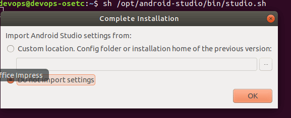 install android stutdio ide1