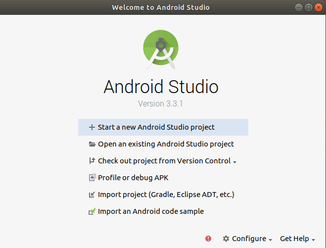 install android stutdio ide8