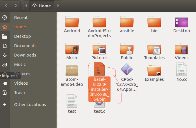 install bin file4