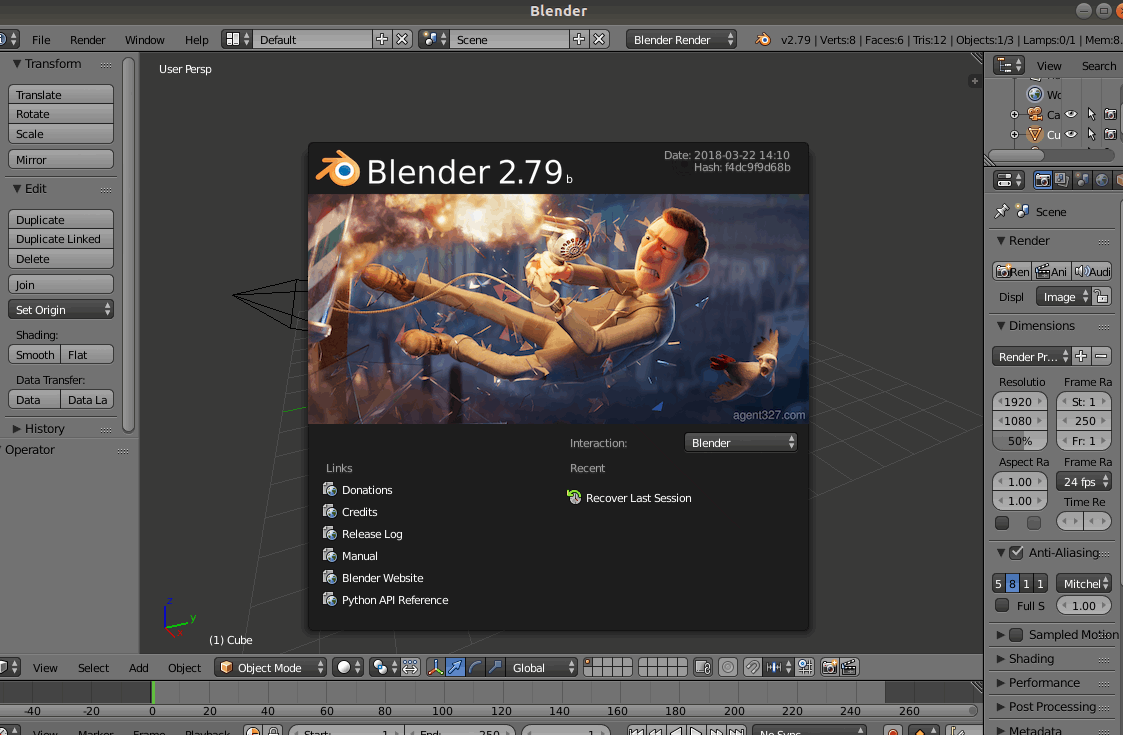 install blender3