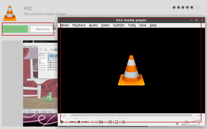 vlc media player on ubunt8