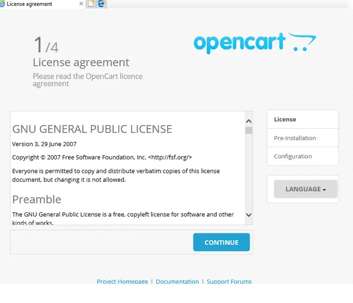 ubuntu install opencart1