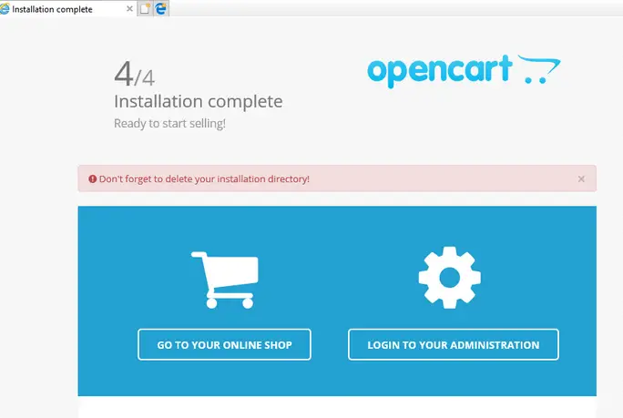 ubuntu install opencart2