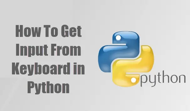 get input from keybaord in python1