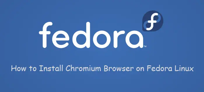 install chromium browser fedora1