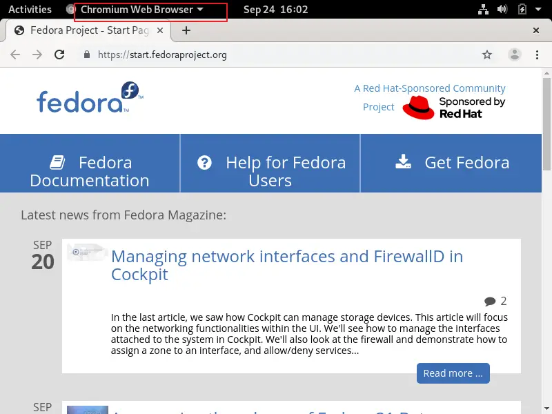 install chromium browser fedora4