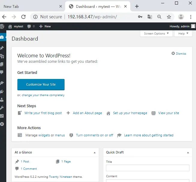 install wordpress on ubuntu7