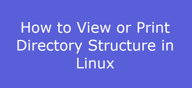 print directory structure tree1