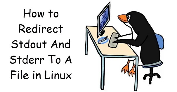redirect stdout and stderr to a file linux1