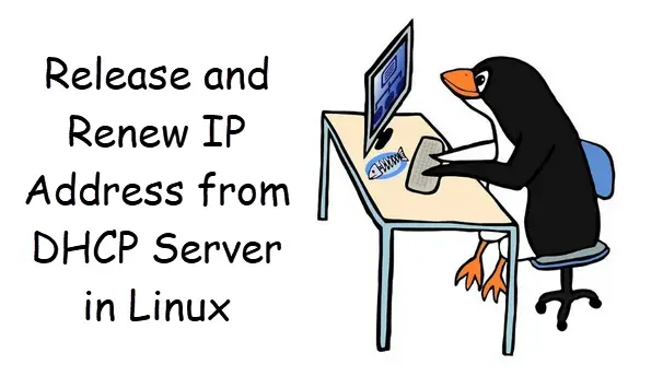 renew ip address linux1