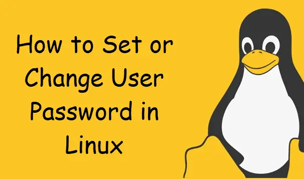 set password in linux1