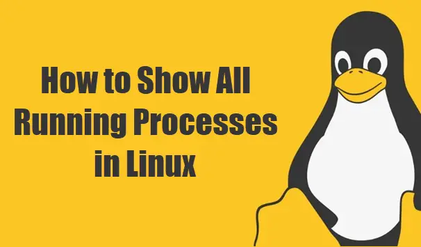 show all running processes in linux3