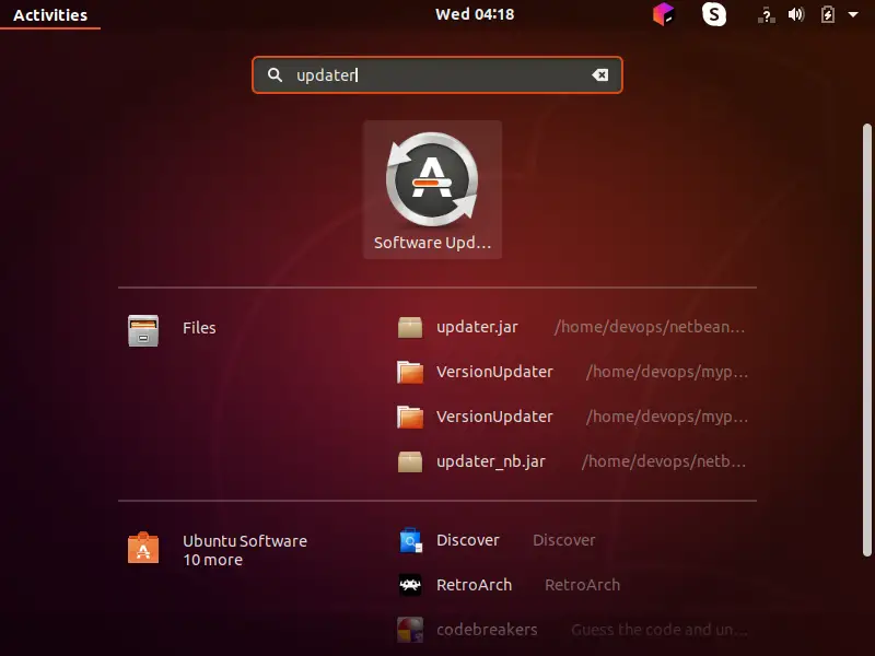 update packages in ubuntu1