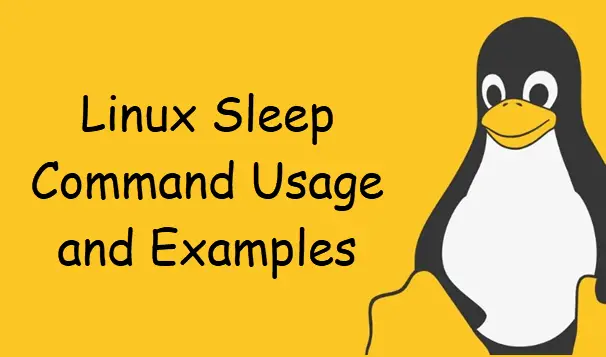 Linux Sleep Command Usage and Examples1
