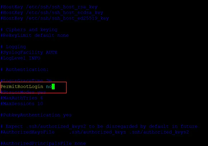 how to allow or deny ssh access for root user1