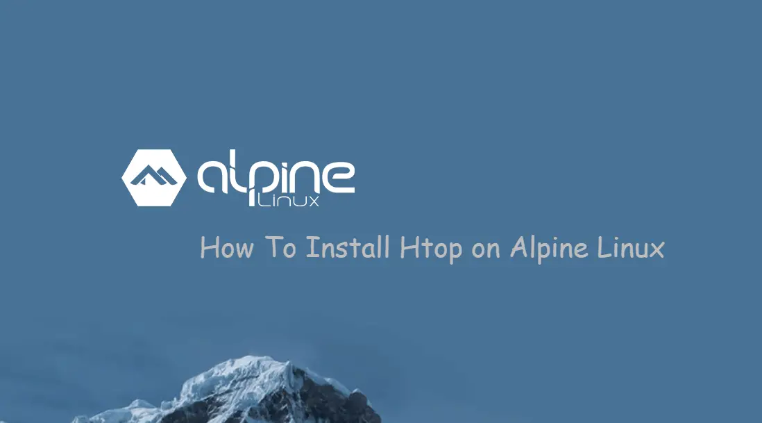 how to install htop on alpine linux2