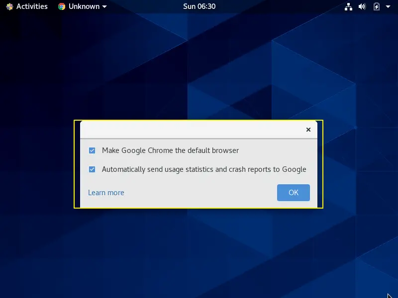 install google chrome in centos8 2