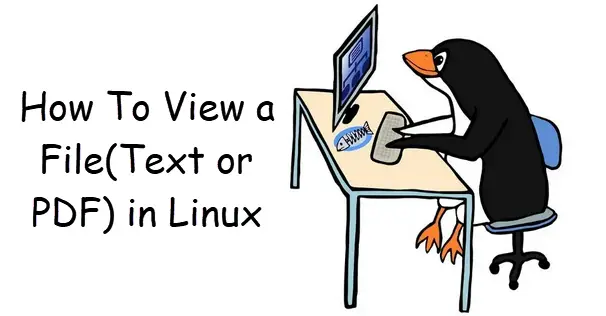 view a file linux1